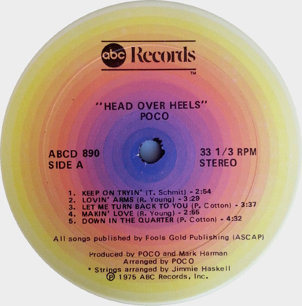 Poco (3) : Head Over Heels (LP, Album)