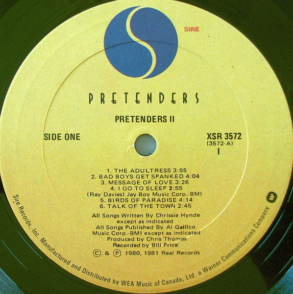 Pretenders* : Pretenders II (LP, Album, Imp)