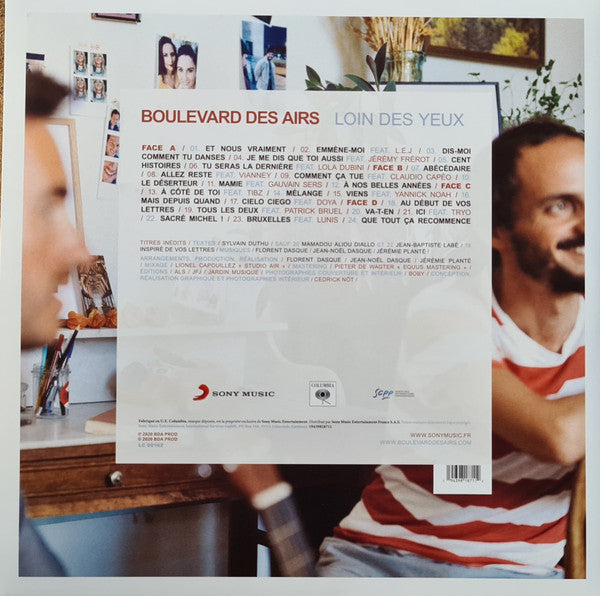 Boulevard Des Airs : Loin Des Yeux (2xLP, Album, Tra)