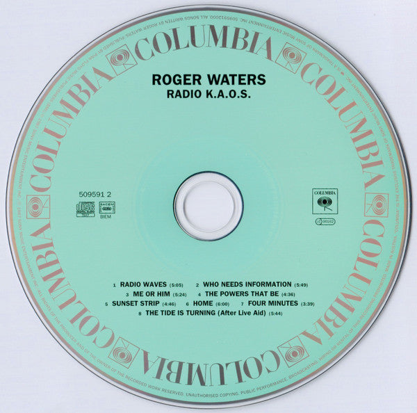 Roger Waters : Radio K.A.O.S. (CD, Album, RE, CD-)