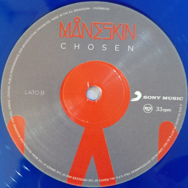 Måneskin : Chosen (12", EP, Ltd, RE, Blu)