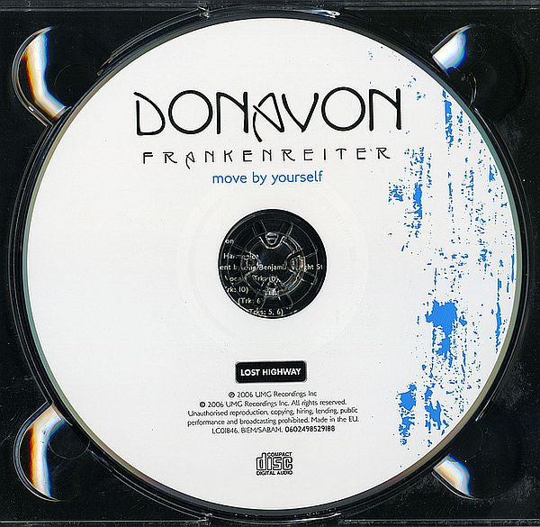 Donavon Frankenreiter : Move By Yourself (CD, Album, Dig)