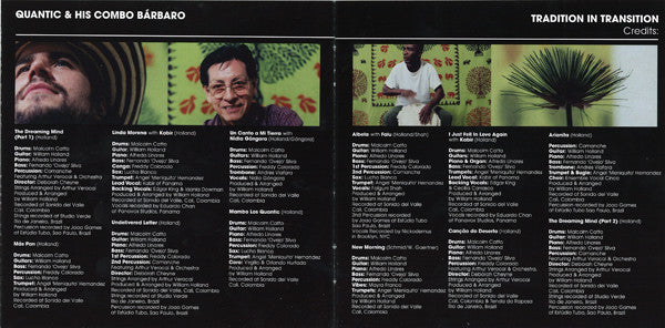 Quantic & His Combo Bárbaro : Tradition In Transition (CD, Album)