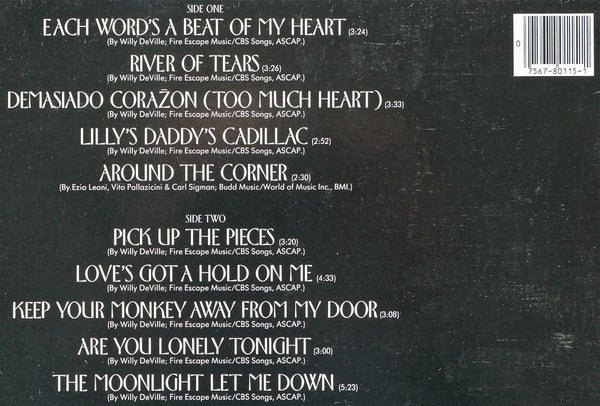 Mink DeVille : Where Angels Fear To Tread (LP, Album, SRC)