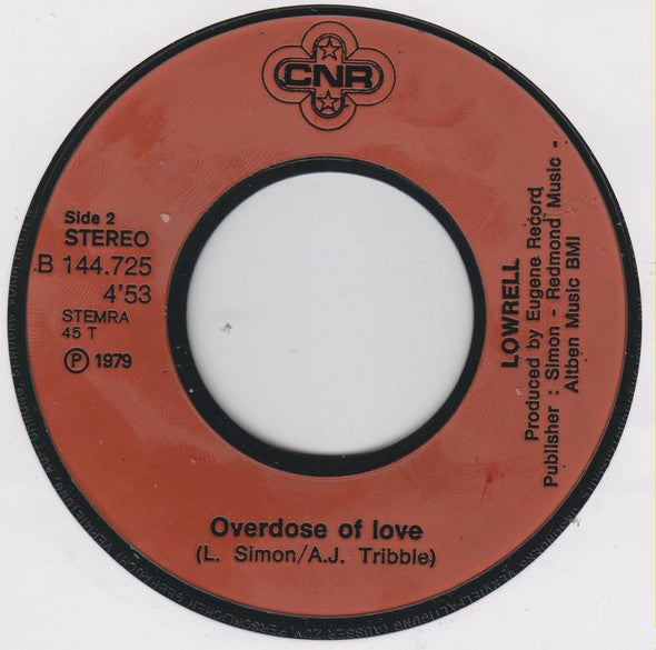 Lowrell Simon : Mellow Mellow Right On / Overdose Of Love (7", Single)