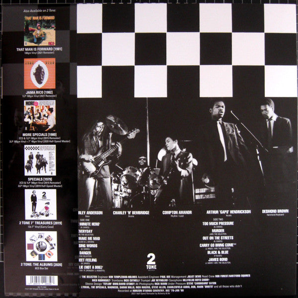 The Selecter : Too Much Pressure (LP, Album, Cle + 7", Single, Cle + Ltd, RE, RM, 40)