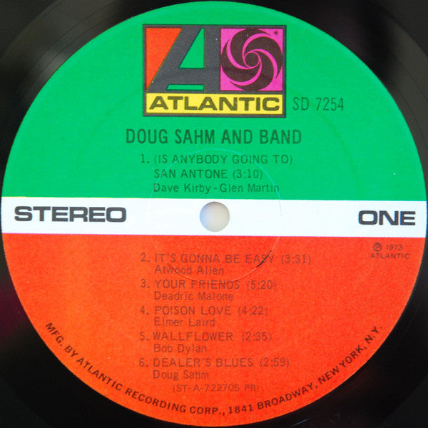 Doug Sahm And Band* : Doug Sahm And Band (LP, Album, PR )