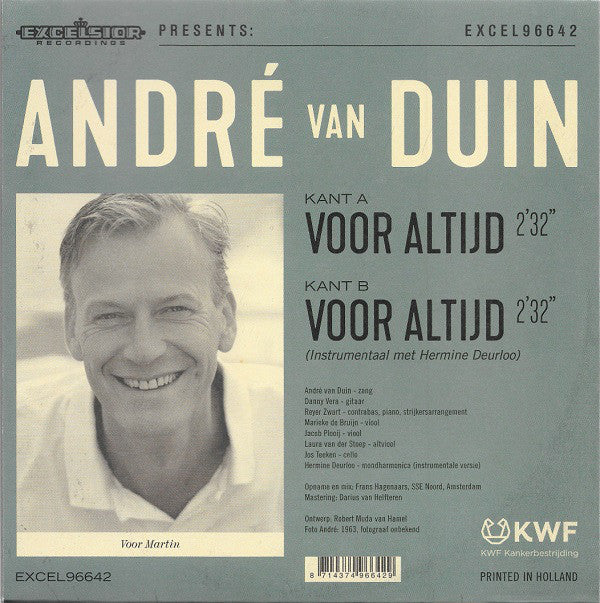 André van Duin : Voor Altijd (7", Single)