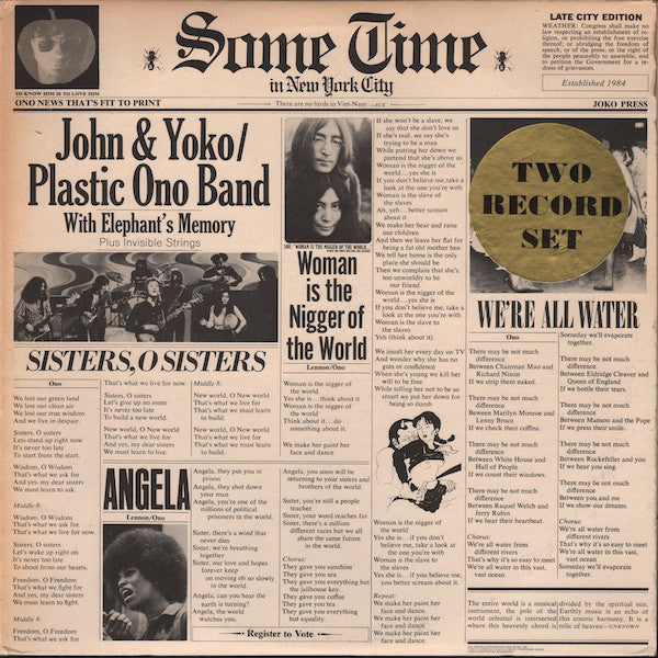 John & Yoko* / The Plastic Ono Band : Some Time In New York City (2xLP, Album, Los)