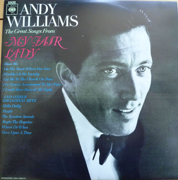 Andy Williams : The Great Songs From My Fair Lady (LP, Album, Mono)