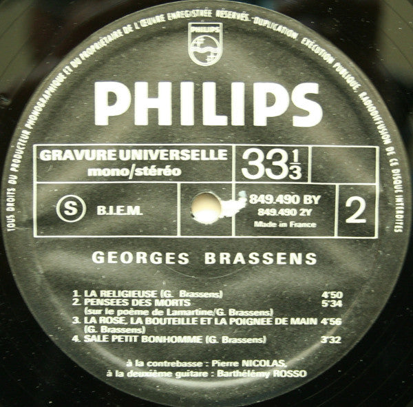 Georges Brassens : X (LP, Album)