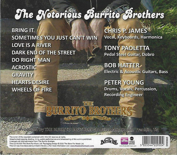 The Burrito Brothers : The Notorious Burrito Brothers (CD, Album)