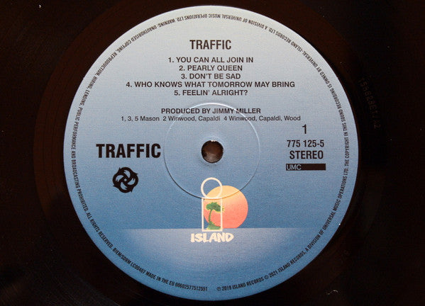 Traffic : Traffic (LP, Album, RE, RM, 180)