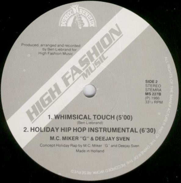 MC Miker G. & DJ Sven : Holiday Rap (12", Single)