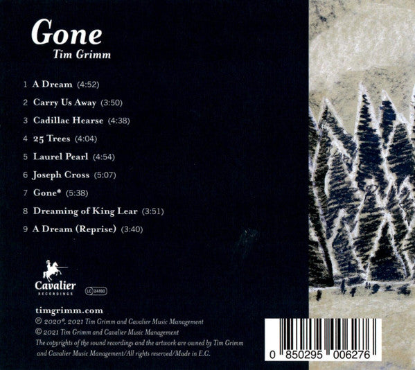 Tim Grimm : Gone (CD, Album, Dig)