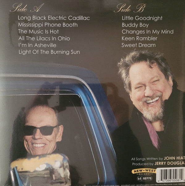 John Hiatt With The Jerry Douglas Band : Leftover Feelings (LP, Ltd, Blu)