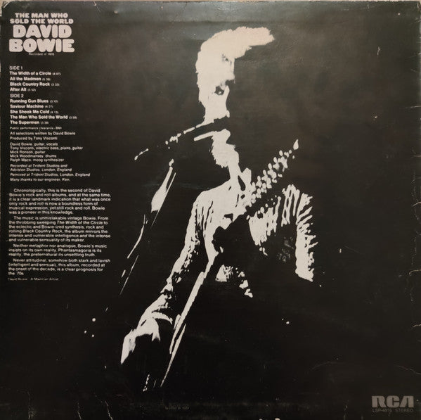 David Bowie : The Man Who Sold The World (LP, Album, RE)