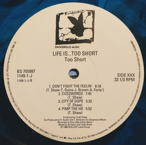 Too Short : Life Is...Too $hort (LP, Album, Ltd, RE, Blu)