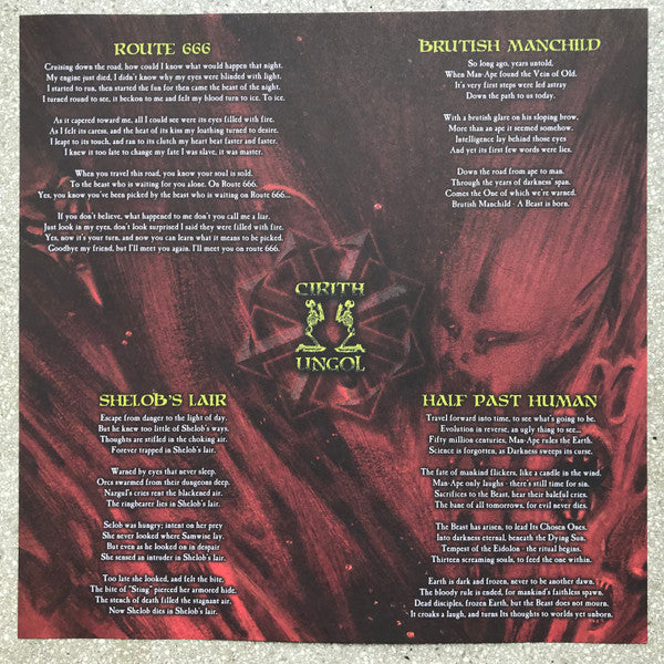 Cirith Ungol : Half Past Human (12", EP, Ltd, Vio)