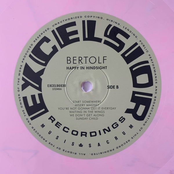 Bertolf : Happy In Hindsight (LP, Album, Ltd, pin)