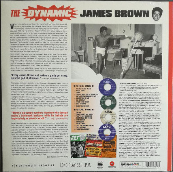 James Brown : The Dynamic James Brown  (LP, Comp, Ltd, Red)