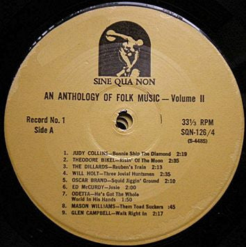 Various : An Anthology Of Folk Music – Volume II (4xLP, Comp, Ltd + Box)