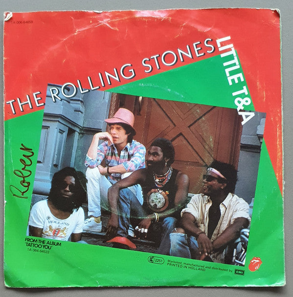 The Rolling Stones : Waiting On A Friend (7", Single, Promo, W/Lbl)