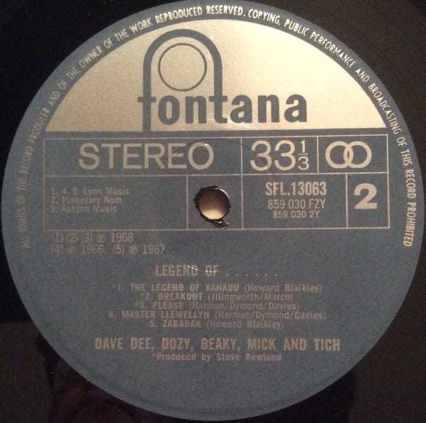 Dave Dee, Dozy, Beaky, Mick And Tich* : Legend Of... (LP, Comp)