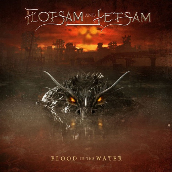 Flotsam And Jetsam : Blood In The Water (LP, Album, Ltd, Cle)