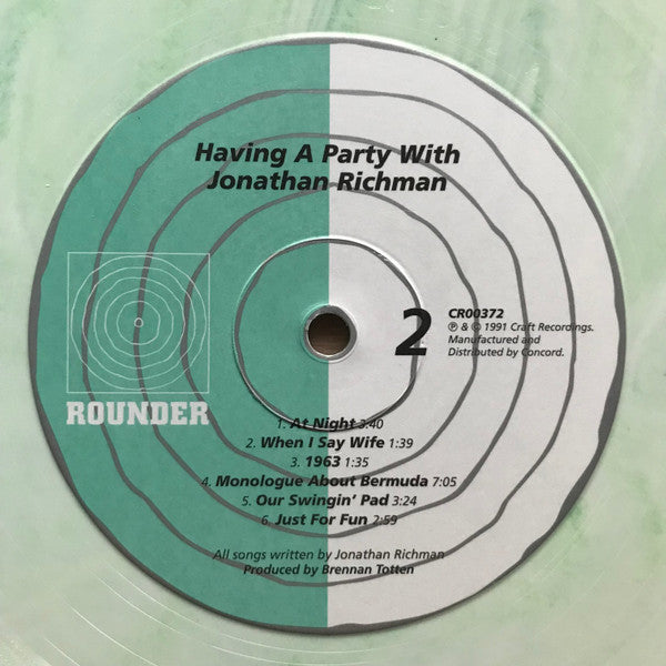 Jonathan Richman : Having A Party With Jonathan Richman (LP, Album, Ltd, RE, Ber)