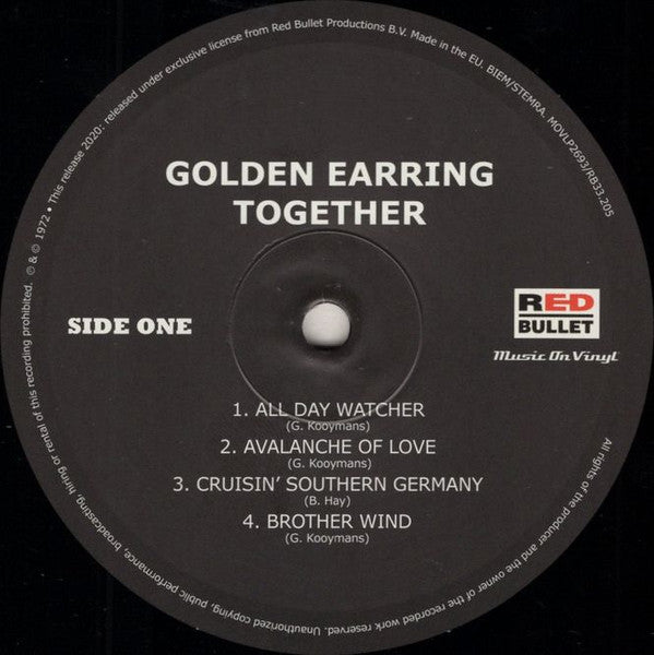 Golden Earring : Together (LP, Album, RE, Gat)