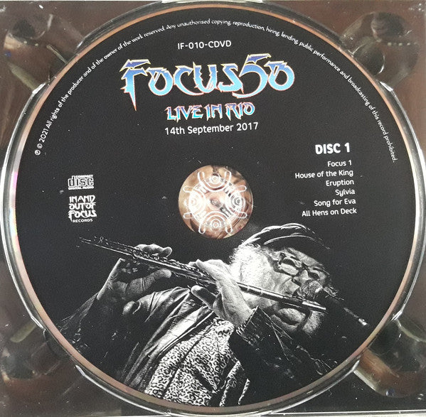 Focus (2) : Focus 50: Live In Rio - Completely Focussed (2xCD, Album + Blu-ray + CD, Album)