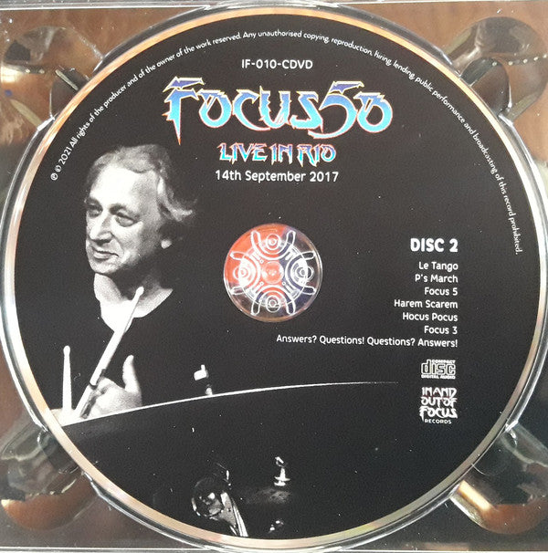 Focus (2) : Focus 50: Live In Rio - Completely Focussed (2xCD, Album + Blu-ray + CD, Album)