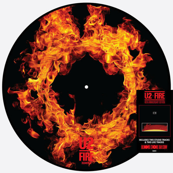 U2 : Fire (12", EP, Ltd, Pic, RM)