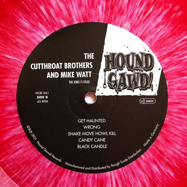 The Cutthroat Brothers And Mike Watt : The King Is Dead (LP, Album, Ltd)