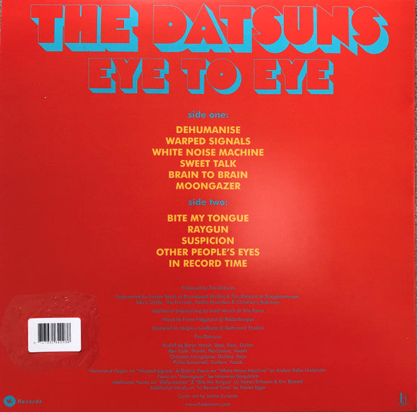 The Datsuns : Eye To Eye (LP, Album, Blu)