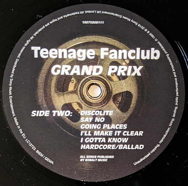 Teenage Fanclub : Grand Prix (LP, Album, RE)