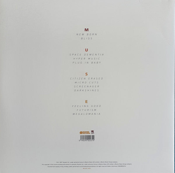 Muse : Origin Of Symmetry: XX Anniversary RemiXX (2xLP, Album, RE, RM)