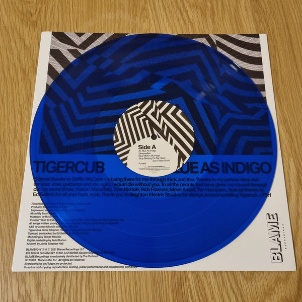 Tigercub : As Blue As Indigo (LP, Album, Ltd, Blu)