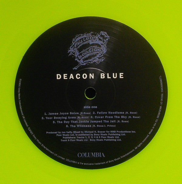 Deacon Blue : Fellow Hoodlums (LP, Album, RE, Yel)