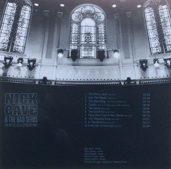 Nick Cave & The Bad Seeds : Live At Paradiso 1992 (CD, Unofficial)
