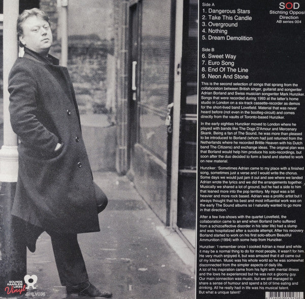 Adrian Borland : Lovefield - Neon And Stone (LP, Album, Sil)