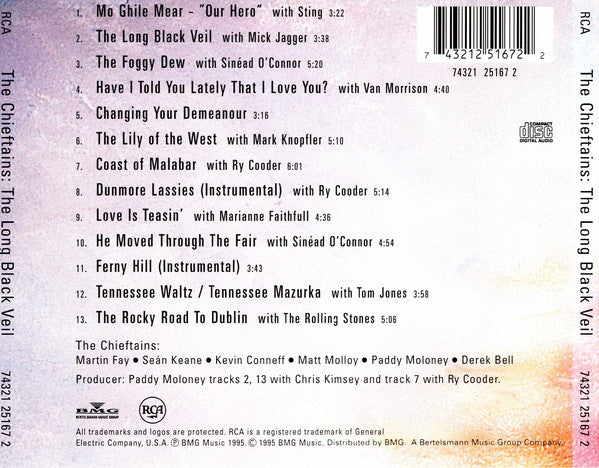 The Chieftains : The Long Black Veil (CD, Album)