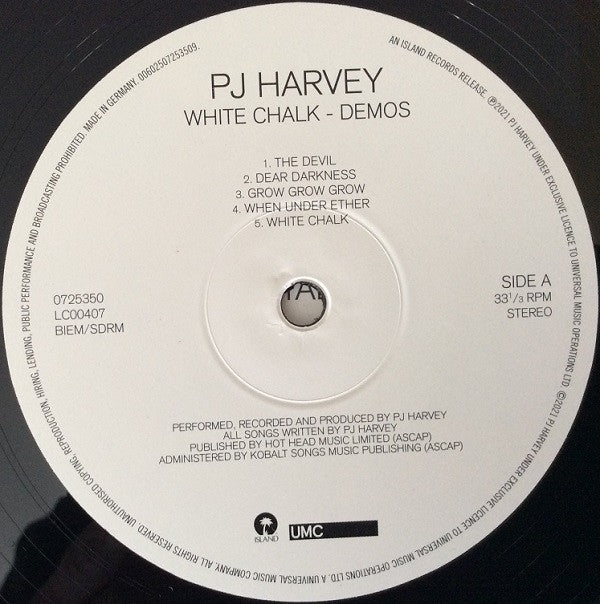 PJ Harvey : White Chalk - Demos (LP, Album)