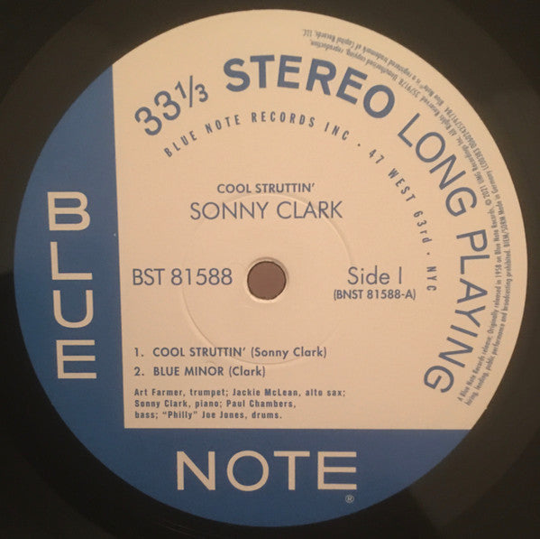 Sonny Clark : Cool Struttin' (LP, Album, RE, 180)