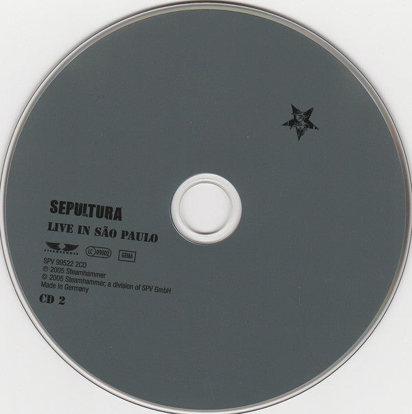 Sepultura : Live In São Paulo (2xCD, Album)