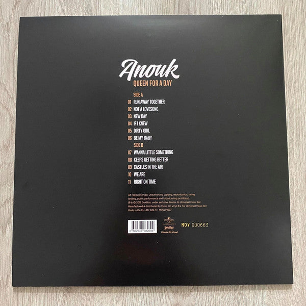 Anouk : Queen For A Day (LP, Album, Ltd, Num, RE, Whi)