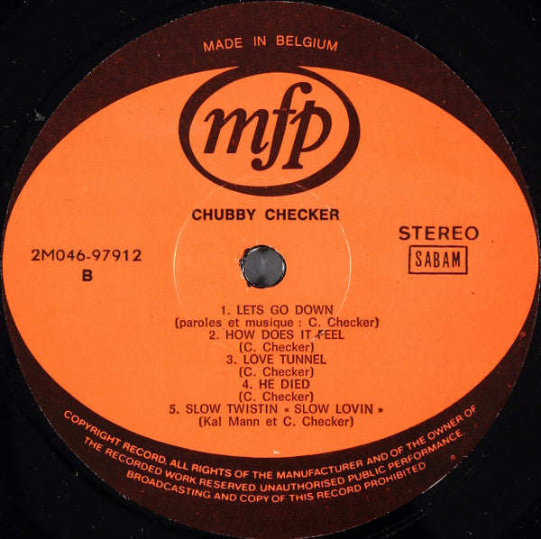Chubby Checker : Slow Twistin' (LP, Album, RE)