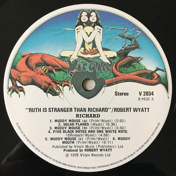 Robert Wyatt : Ruth Is Stranger Than Richard (LP, Album)