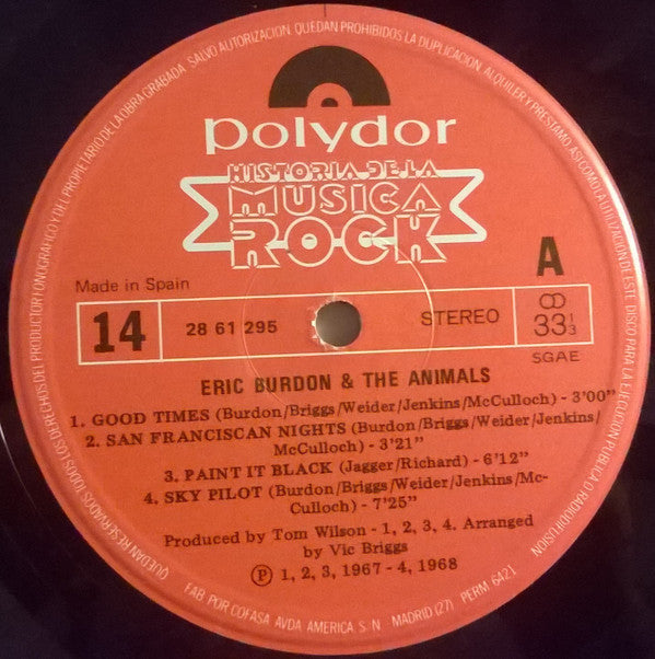 Eric Burdon : Eric Burdon (LP, Comp)